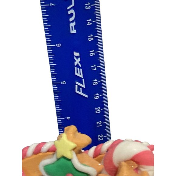 Light up 2 Piece Gingerbread Train Engine Candy Filled Car Holiday Decoration - Picture 12 of 14